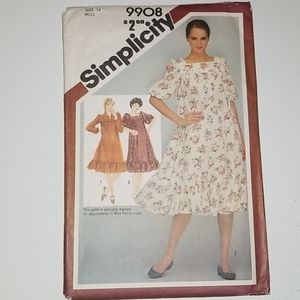 Vintage uncut Pull over dress pattern